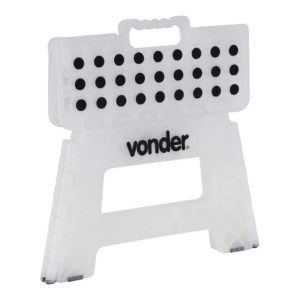 Vonder Banqueta Plástica Dobrável Branca Altura 220 Mm