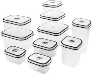 Kit Potes de Plástico Hermético, 10 unidades